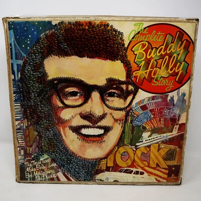 1973 70s CORAL RECORDS THE COMPLETE BUDDY HOLLY STORY 9 X LP ALBUM VINYL BOXSET - Image 1 of 4