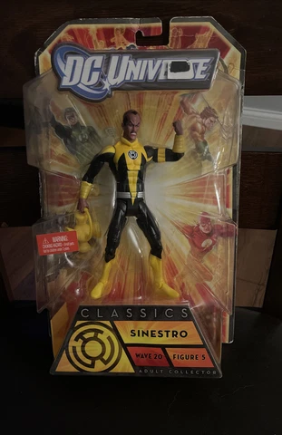 NEW DC UNIVERSE CLASSICS YELLOW LANTERN SINESTRO WAVE 20 FIGURE 5 NEKRON! E62 Cover