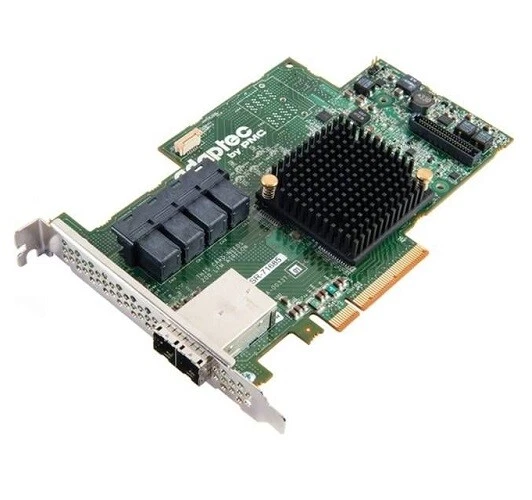 Adaptec ASR-71685 2274700-R 16port 8 port PCIe 3.0 SAS/SATA 6Gbps RAID adapter - Image 1 of 1