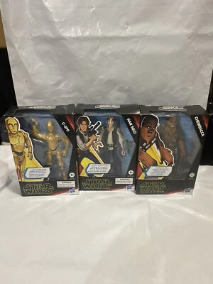 Лот набор из 3 фигурок Star Wars The Rise Of Skywalker Solo, C-3PO, Chewy - Изображение 1 из 4