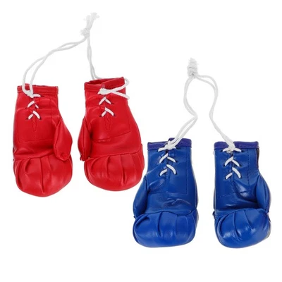  4 Pcs Miniature Punching Gloves Pendant Ornament Boxing Accessories - Imagen 1 de 4