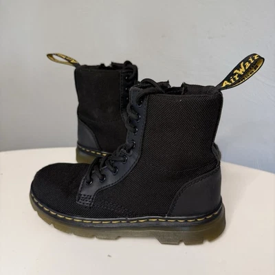Bota Dr. Martens Peines Negros Cremallera Lateral - Niño Pequeño Talla 13 EUR 31 Foto 1 de 4