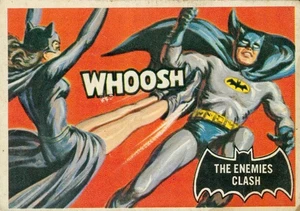 1966 Batman Collector Card Black Bat The Enemies Clash #33 - Bild 1 von 2
