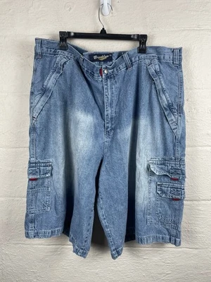 Pantalones cortos de mezclilla holgados Brooklyn Express para hombre talla 48 vintage Foto 1 de 4