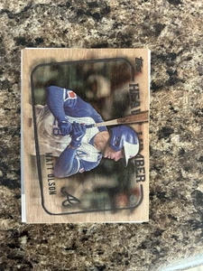 Matt Olson 2023 Topps Update Heavy Lumber SSP #HL-59 Atlanta Braves Wood Insert - Bild 1 von 1