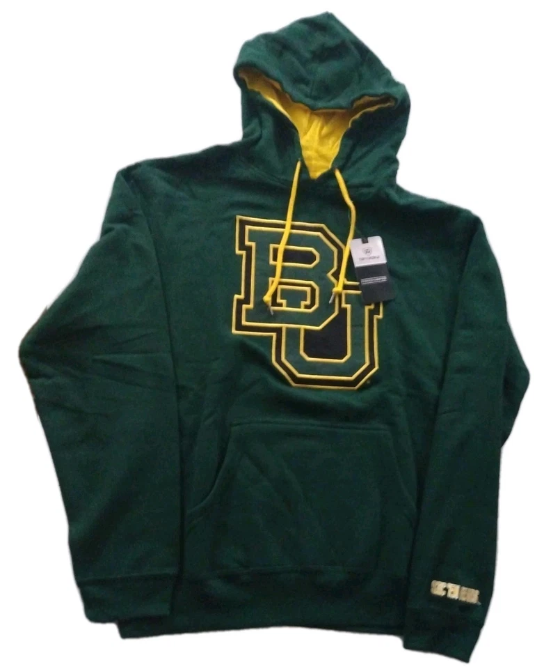BU Baylor Bears Top Of The World Green Hoodie Men's Large NWT Sic 'Em Bears - Image 1 of 4