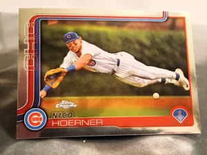 2025 Topps ✨CHROME✨#107 Nico Hoerner 🐻Chicago Cubs🐻 - Picture 1 of 3