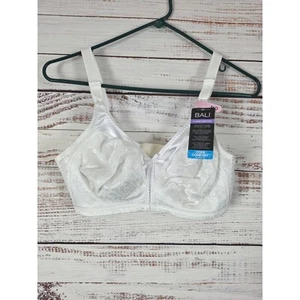 Sujetador Bali Classic Support 36D Mujer Cool Comfort Blanco Inalámbrico Ajustable Nuevo con Etiquetas - Imagen 1 de 5