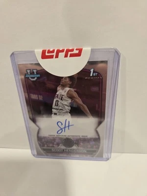 2023 Bowman Chrome University Scoot Henderson Auto #102 - Image 1 of 2