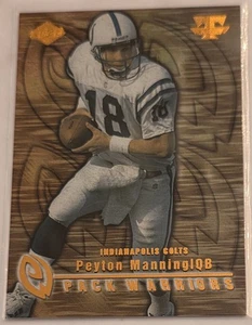 PEYTON MANNING 1999 Collector's Edge Triumph Pack Warriors #PW9 HOF Colts - Foto 1 di 2