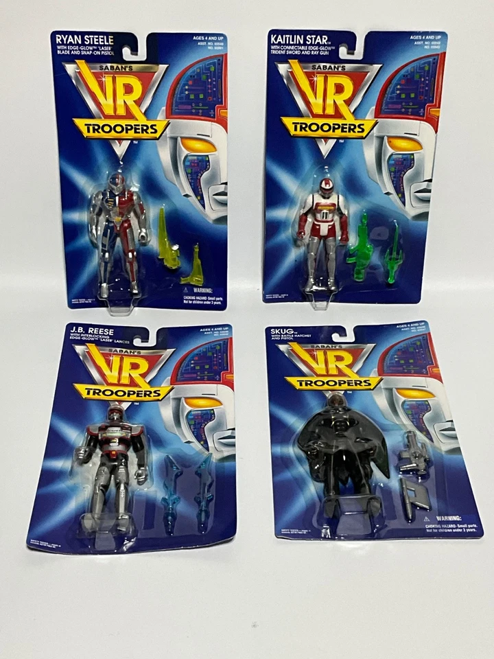 VR Troopers SKUG 5" Action Figure W Battle Hatchet & Pistol Bandai 65947 1994