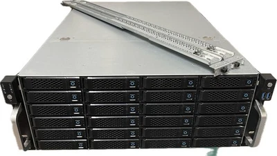 19 Zoll | Inter-Tech IPC 4U-4724 | 4HE | Storage Gehäuse + Rack Rails | Homelab - Bild 1 von 4