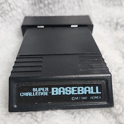 Atari 2600 Super Challenge Baseball 1982 Video Game Cartridge - Image 1 of 3