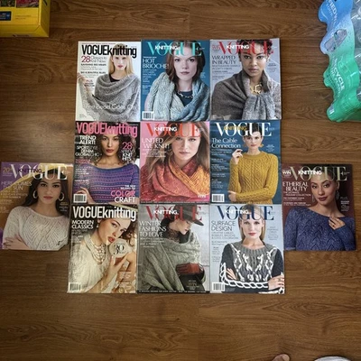 Vogue Knitting Magazines Lot of 11 2015-20 - Image 1 of 4