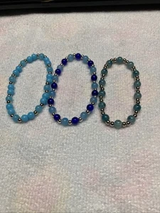 Armband 3er Set Handarbeit an Stretchkordel, neu - Bild 1 von 5