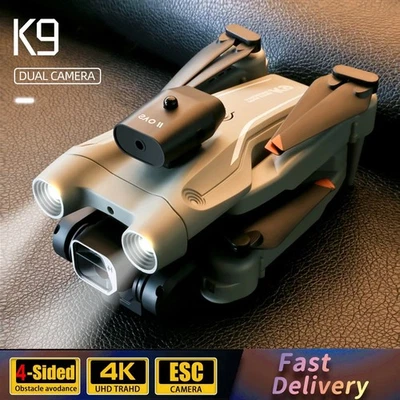 Drohne 4K HD Kamera FPV RC Faltbarer Quadcopter Vermeidung mit 3 Batterien NEU - Bild 1 von 4