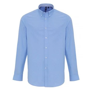 Premier Camisa de Rayas de Oxford para Hombre (RW6594) - Imagen 1 de 4