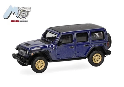 Jeep Wrangler - blau (ab 2017) - 1:87 - MicroCity (87MC000013)