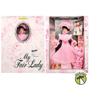 Barbie as Eliza Doolittle in My Fair Lady Pink Organza Gown 1995 Mattel 15501 - Picture 1 of 10