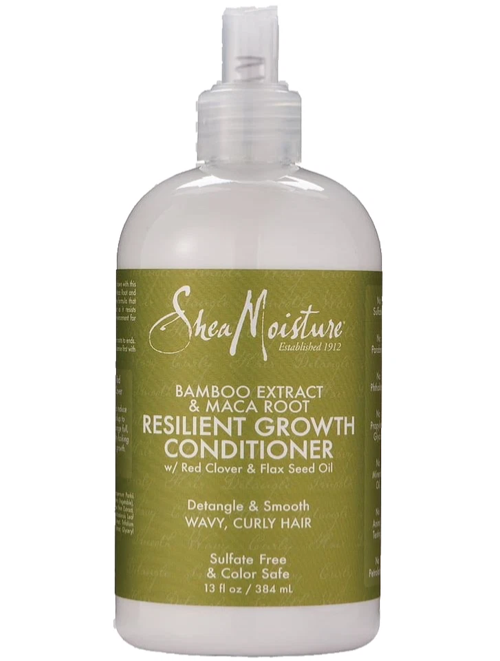 Shea Moisture BAMBOO EXTRACT & MACA ROOT Resilient Growth Conditioner HTF - Image 1 of 1