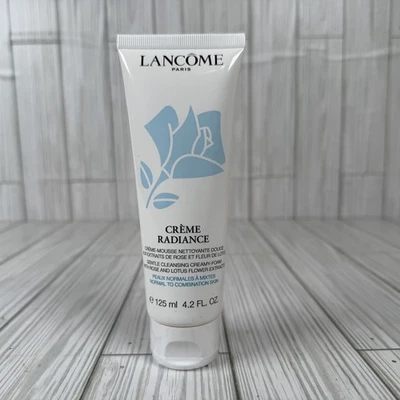 New Lancome Crème Radiance Mousse Gentle Cleansing Creamy-Foam 4.2oz Full Size - Image 1 of 3