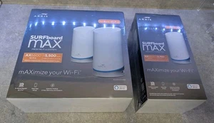 ARRIS Surfboard mAX W121 MESH WiFi 6 Router System 3-PACK Speeds up to 6.6 Gbps - Picture 1 of 8