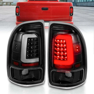 ANZO 311347 1904 se adapta a Dodge 97-20 Dakota luces traseras LED carcasa negra lente transparente Foto 1 de 4