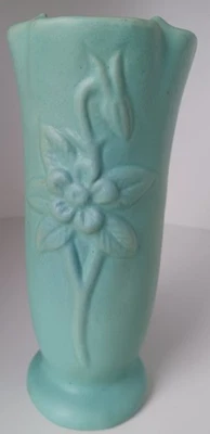 van briggle pottery vase IV MLP Van Briggle Colo. Spgs. Colo. With Window Mark  - image 1 of 4