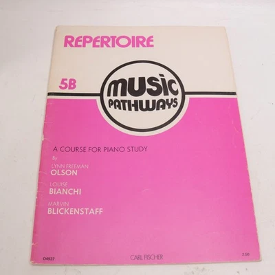 Repetoire Music Pathways 5B Piano Voice Sheet Music 1974 Carl Fischer - Image 1 of 4