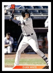 2020 Bowman Heritage #BHP-77 Evan White Seattle Mariners Baseball Card - Picture 1 of 2
