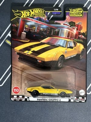 Hot Wheels Car Culture Premium Boulevard 2024 De Tomaso Pantera Gruppo 4 #110 Foto 1 de 4