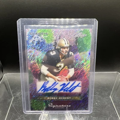 Bobby Hebert, 2025 Leaf Classic Art Signature Series 1/1 Auto. Saints. - Image 1 of 4