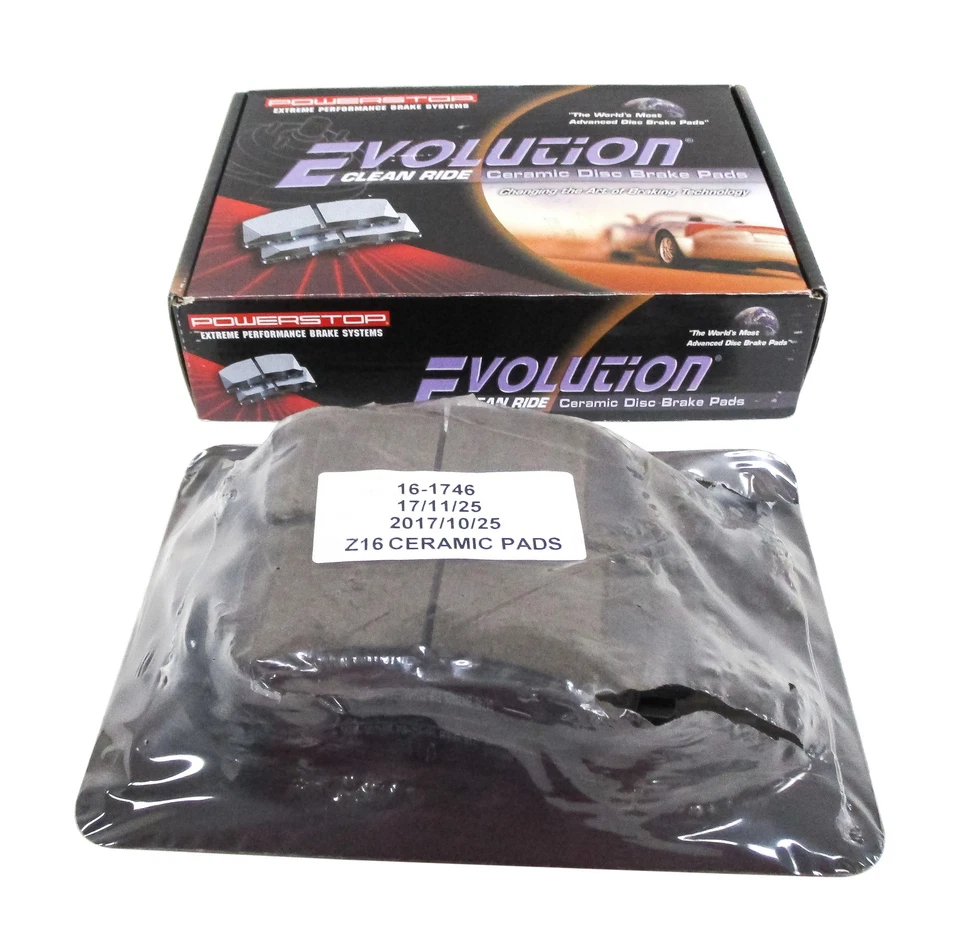 Power Stop Z16 Evolution Ceramic Brake Pad Set Rear Fits 2014-18 Ram 16-1746 - Image 1 of 1
