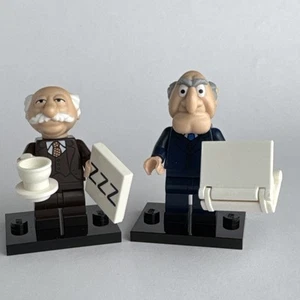 Lego Waldorf & Statler Minifiguren mit Basen 71033 Muppets Jim Henson - lg10 - Bild 1 von 11