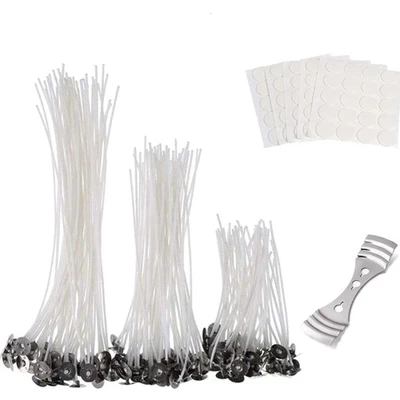 Kerzendocht, Kerzen Dochte, DIY Kerzenherstellung, Baumwolle, 150 Stück - Bild 1 von 4