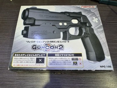 Namco GunCon 2 NPC-106 PS2 Japan Import Light Gun - CIB - Like New - Image 1 of 4