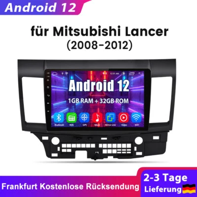 Für Mitsubishi Lancer 2008-2012 10" Android Autoradio GPS Navi WIFI BT DAB+ SWC - Bild 1 von 4