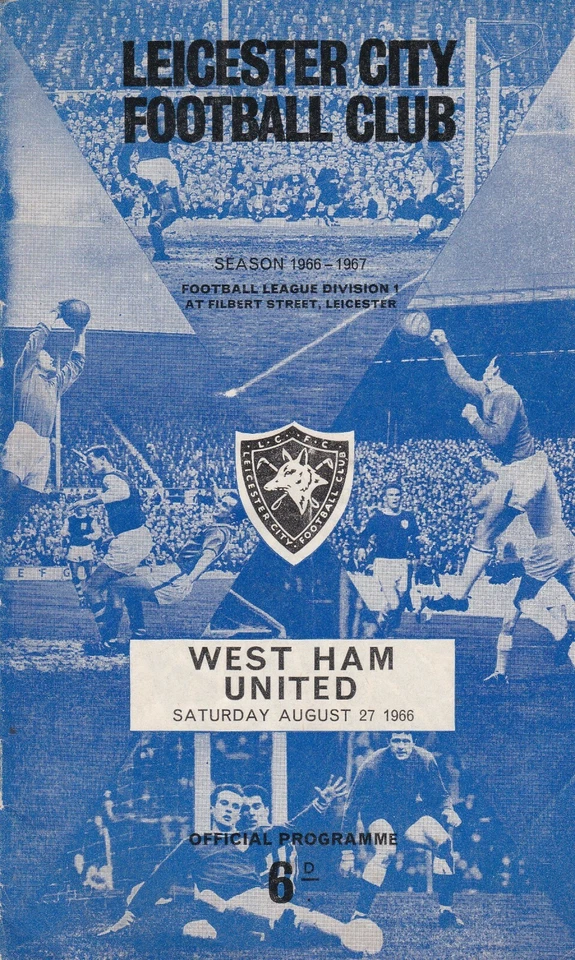 LEICESTER CITY HOME PROGRAMMES 1966-67 ~ GOOD CONDITION ~ YOU CHOOSE FREE POST - Image 1 of 1