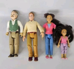 Fisher Price Loving Family Figures Grandpa Dad Daughter Child Bundle Lot- READ! - Picture 1 of 9