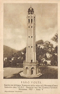 15-26B) CARTOLINA COMMEORATIVA ONORANZE VOLTA FARO I.G.N.I - Imagen 1 de 2