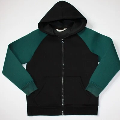 Chaqueta H&M Niño Negra con Mangas Verdes Talla M 10-12 Foto 1 de 3