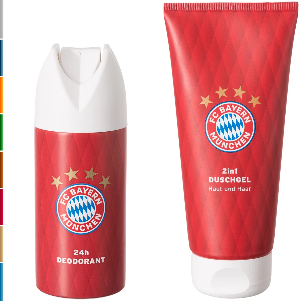MAKECOS LIZENZPRODUKT FC BAYERN MÜNCHEN FC Bayern München 2in1 Duschgel Deo Adventskalender Nikolaus Advent Geschenk ⚽ ⚽