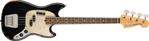 Fender JMJ Road Worn Mustang Bass Black - Picture 1 of 7