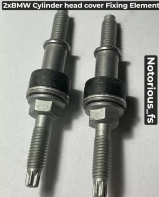GENUINE 2x BMW E60 E39 E46 X5 M57N2 M57N Cylinder head cover Fixing Element ,NEW - Image 1 of 4