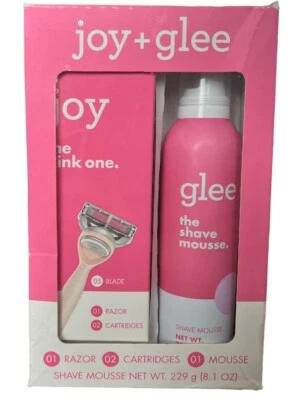 Gillette Pink Joy & Glee con 1 Navaja 2 Cartuchos 1 Mousse de Afeitar Joy + Glee Pink Foto 1 de 2