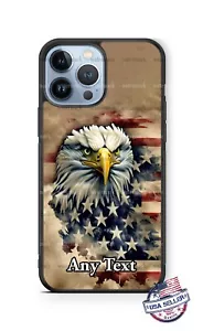 American Eagle USA Flag Patriot Personalized Phone Case for iPhone Samsung gift - Picture 1 of 11