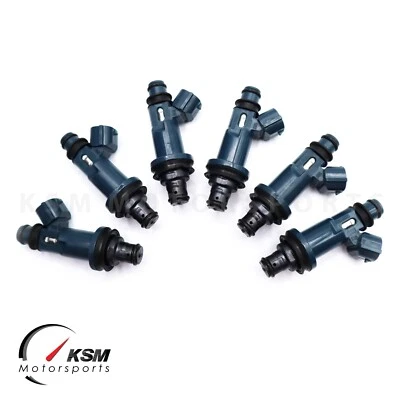 6 X Carburante Iniettori Per Denso 23250-20020 per Lexus RX300 1999-2003 3.0L - Immagine 1 di 4