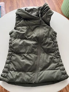 Preowned Blanc Noir Green Vest Women's Small - Picture 1 of 6