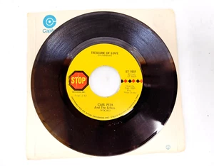 Melodic Country Bopper Stop 45 CARL PEEK & THE ECHOS Papa Was A Mean Man - Foto 1 di 2