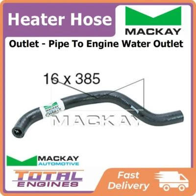 Heater Hose fits Toyota Hilux KUN25R 08/2006 Onwards 2.5L 4Cyl 2KD-FTV — 第 1/2 张图片